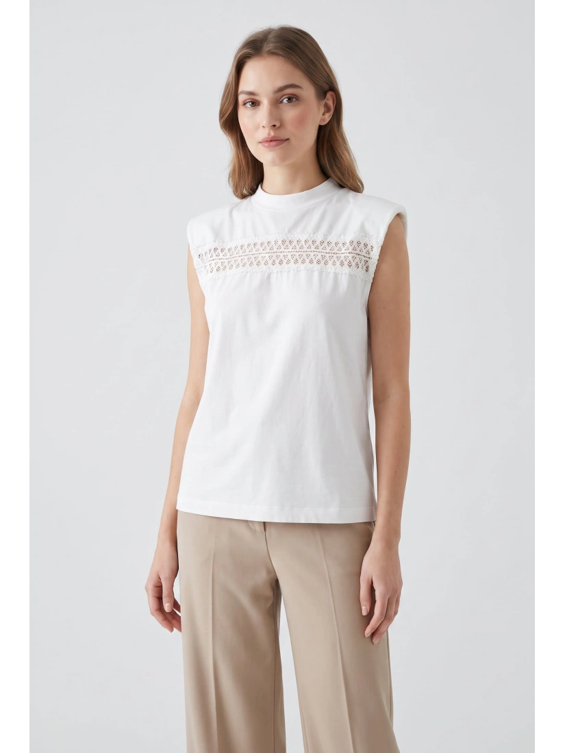 CLAUDIE PIERLOT Tops, krāsa: balta