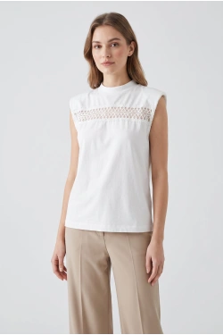 CLAUDIE PIERLOT Tops, krāsa: balta