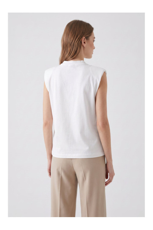 CLAUDIE PIERLOT Tops, krāsa: balta