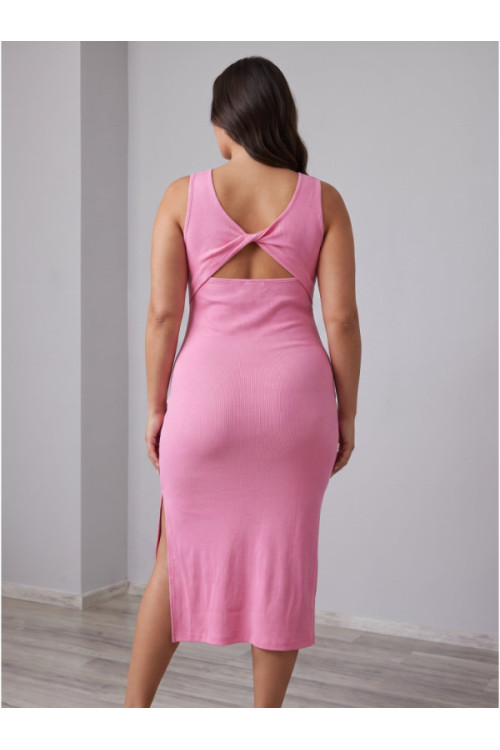 FOREVER NEW Kleita ALISTER TWIST BACK, krāsa: rozā