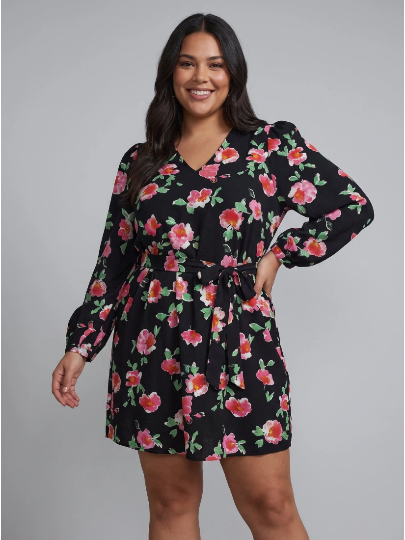 Vero Moda VMHYMS LIA LS KNEE Kleita