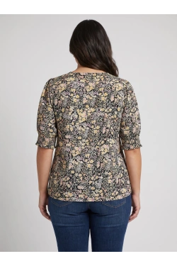 Only ONCFREDERIKKE SS V-NECK Top