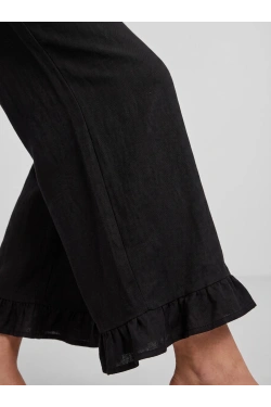 PIECES PCSARAH FRILL Pants, black