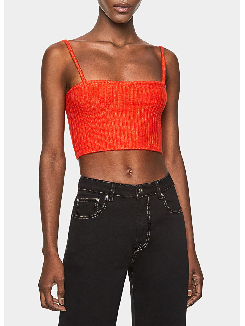 PEPE JEANS DOROTHEA Īsais tops, krāsa: sarkana