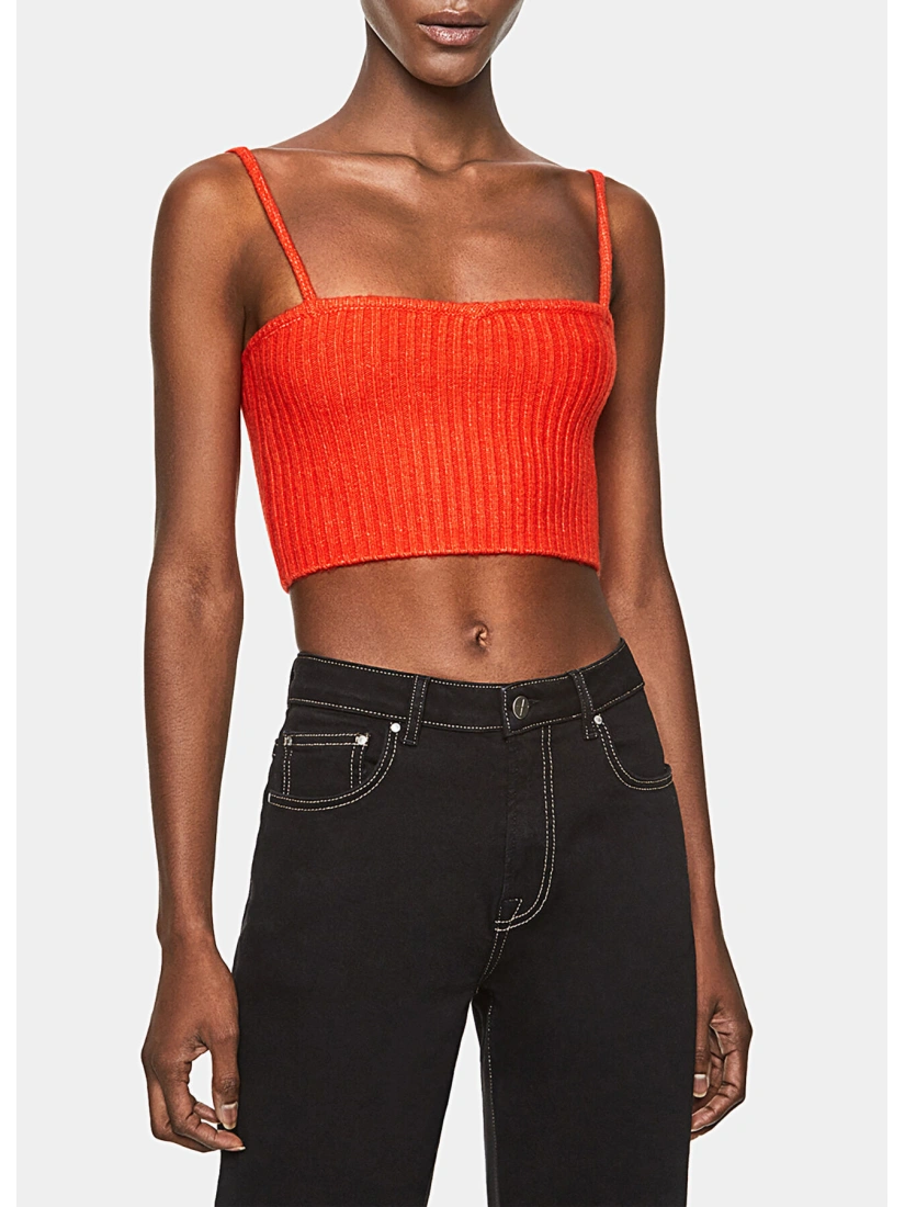 PEPE JEANS DOROTHEA Īsais tops, krāsa: sarkana