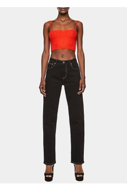 PEPE JEANS DOROTHEA Īsais tops, krāsa: sarkana