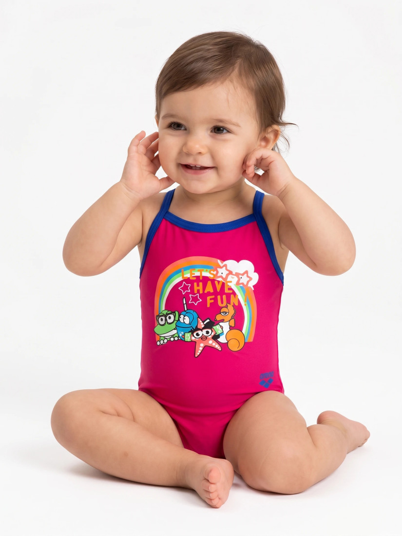 arena Baby swimsuit Let's have fun, red