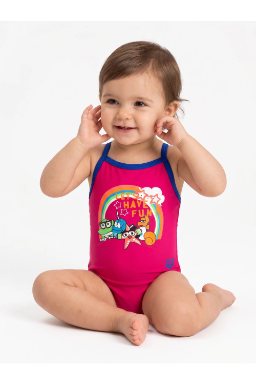 arena Baby swimsuit Let's have fun, red