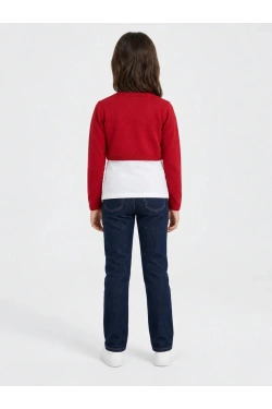 mayoral Girl's bolero 140 cm, red