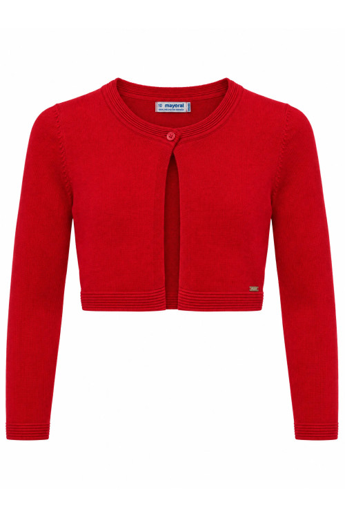 mayoral Girl's bolero 140 cm, red
