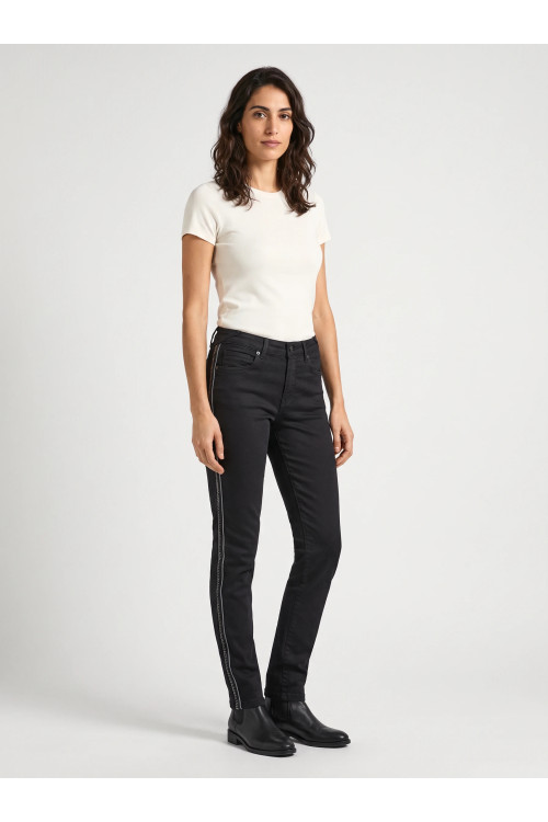 PEPE JEANS Džinsi LOLA HIGH CHARM W27/L28, krāsa: melna