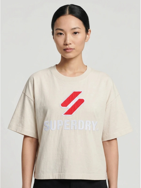 SUPERDRY Sporta T-krekls, krāsa: dzeltena