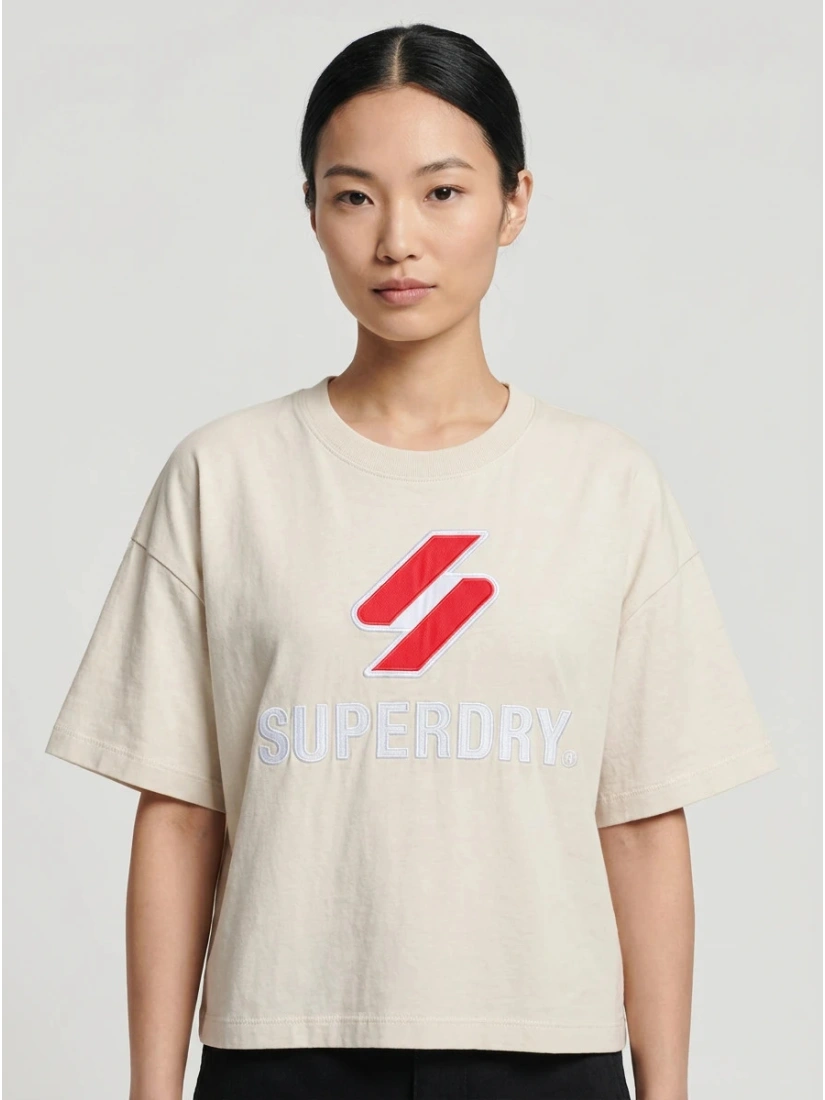 SUPERDRY Sporta T-krekls, krāsa: dzeltena