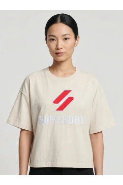 SUPERDRY Sporta T-krekls, krāsa: dzeltena