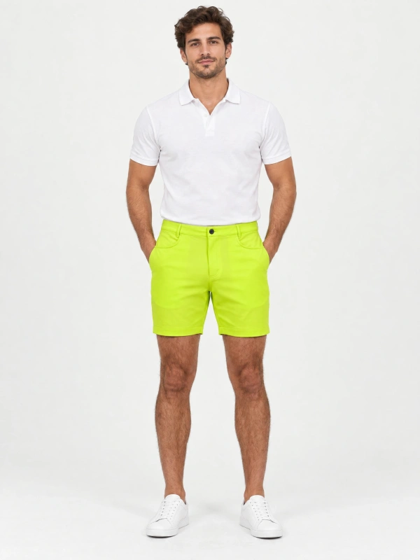 Calvin Klein Vīriešu šorti GOLF W38, krāsa: zaļa